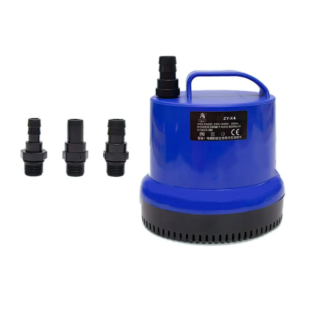 

Aquarium Water Pump Submersible Pump Fountain Air Fish Tank Pond Water Pump With 3C Power Cord For Seawater Fresh Water