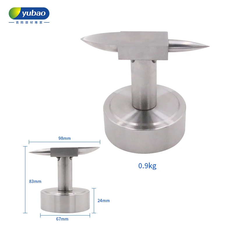 

Yubao Jewelry Equipment Stainless Steel DIY Horn Anvil Gold and Silver Jewelry Beating Pad Processing Gold Tools