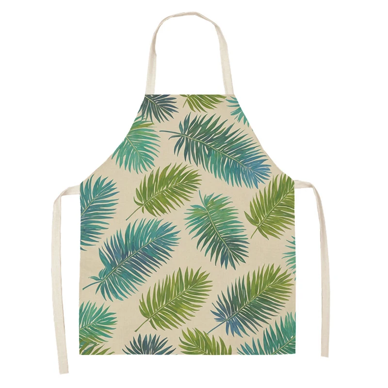 Льняной кухонный фартук для женщин большой размер