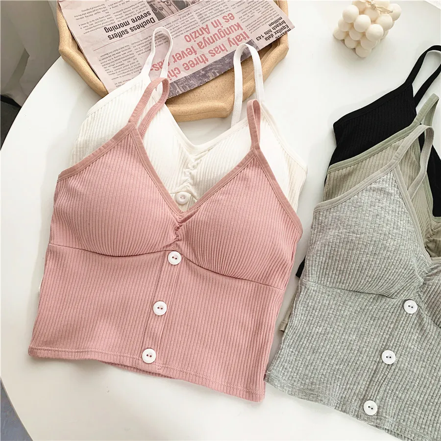 Женская Трикотажная майка летние укороченные топы для девочек Женский Тонкий