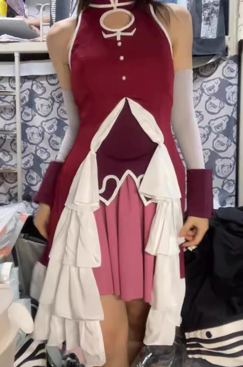 Сакура Кёко костюмы для косплея аниме Puella Magi Madoka Magica платье униформа ролевых игр