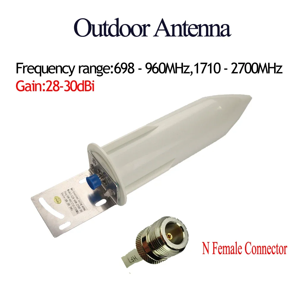 ZQTMAX GSM CDMA DCS 2600 антенна 30 дБи N гнездо для 2G 3G 4G LTE усилитель сотового телефона