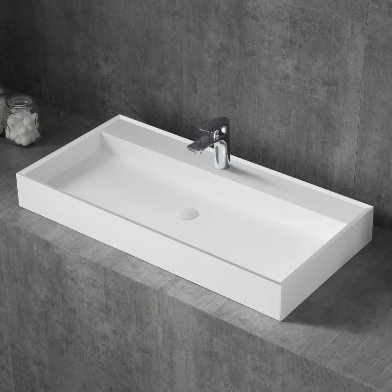 

1200 Solid Surface Basin White Solid Surface [US Stock]