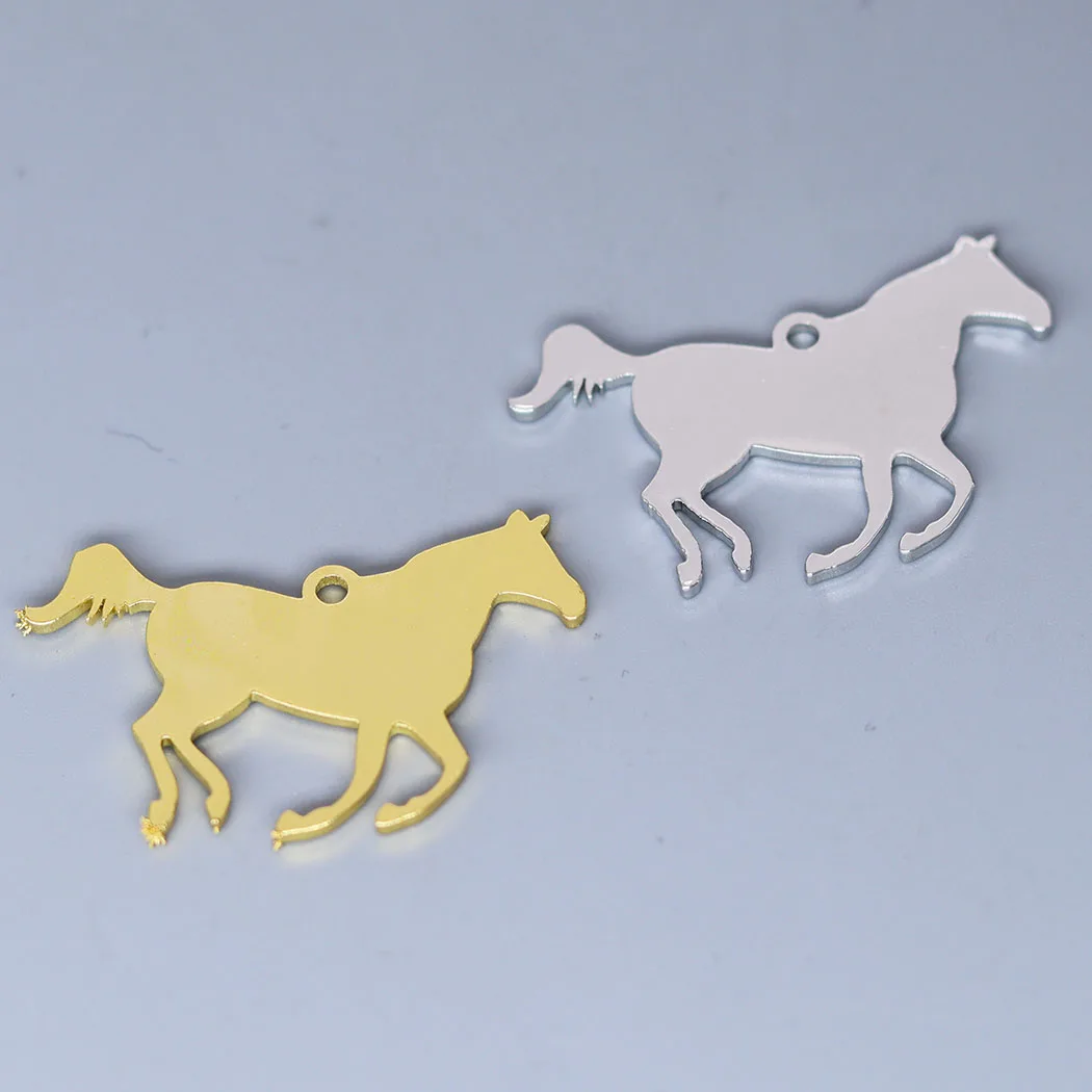 

5pcs/lot Running Horse Punk Charms Animal Rodeo Pendants for Jewelry Making Choker Necklaces DIY Crafts Handmade Accessories