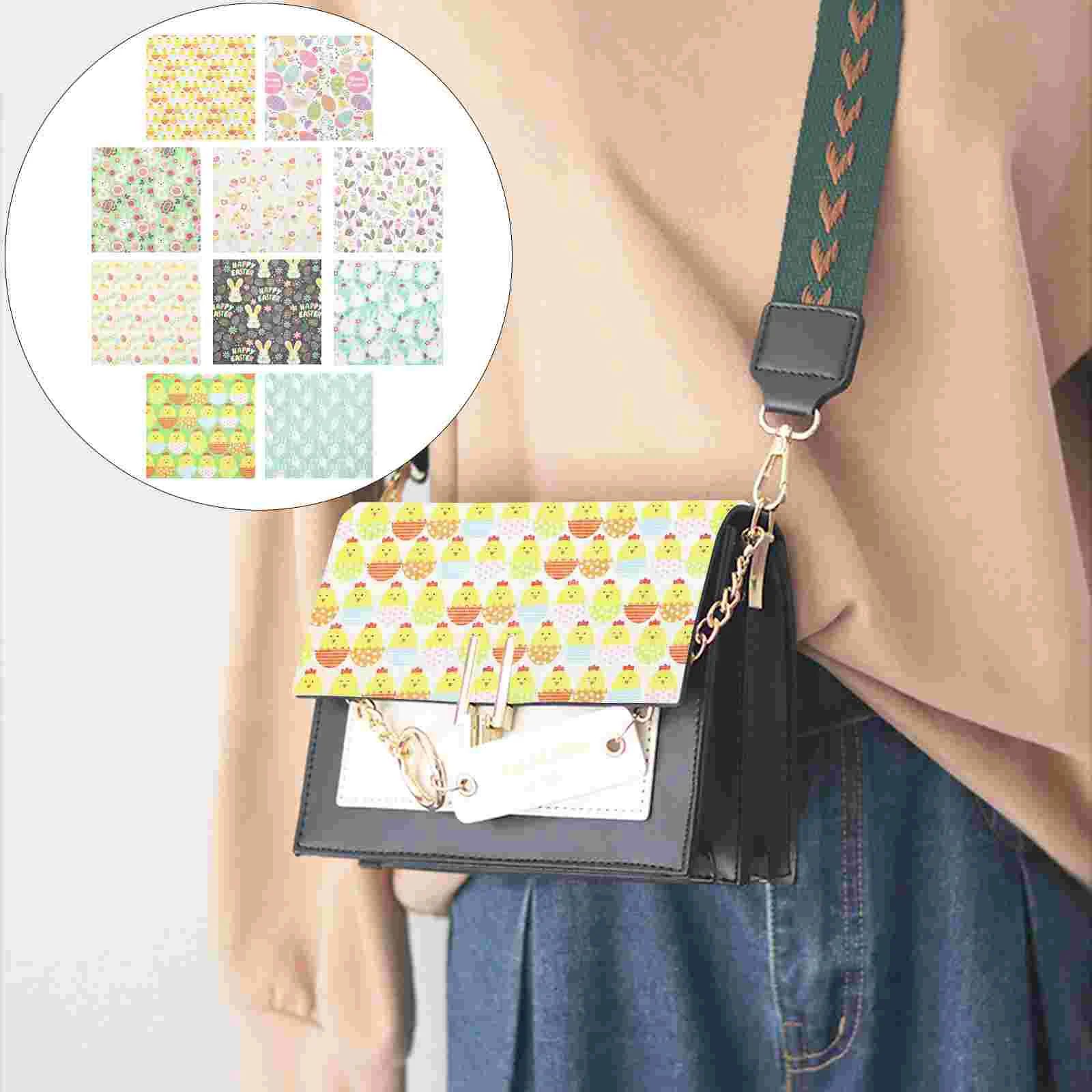 

Fabric Easter Patchwork Cloth Craft Cotton Sewing Quilting Squares Diy Bundle Cartoon Egg Bunny Sheet Pillow Cloths Precut