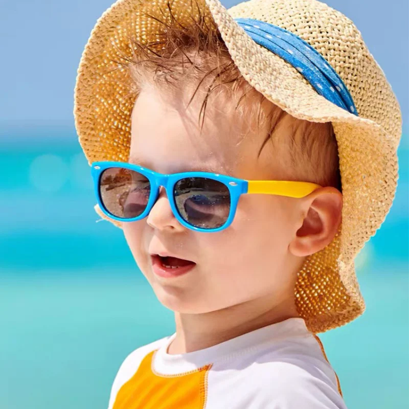 

Kids Polarized Sunglasses TR90 Boys Girls Sun Glasses Silicone Safety Glasses Gift For Children Baby UV400 Eyewear