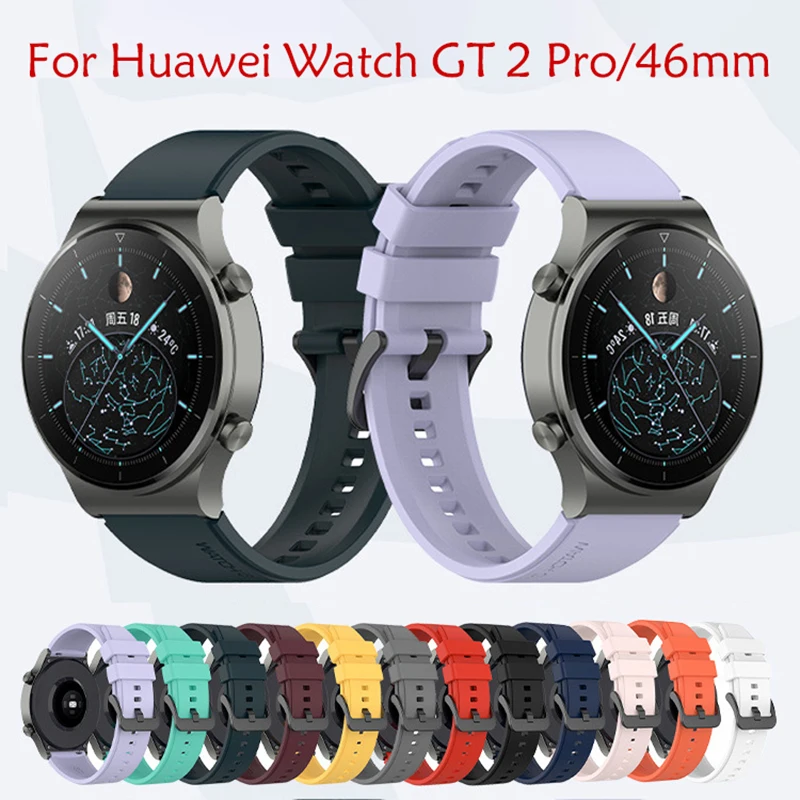 

22mm Official Silicone Band For Huawei Watch GT 2 Pro Original Watchband For Huawei GT2 Pro Smart Bracelet Replacment Wristband