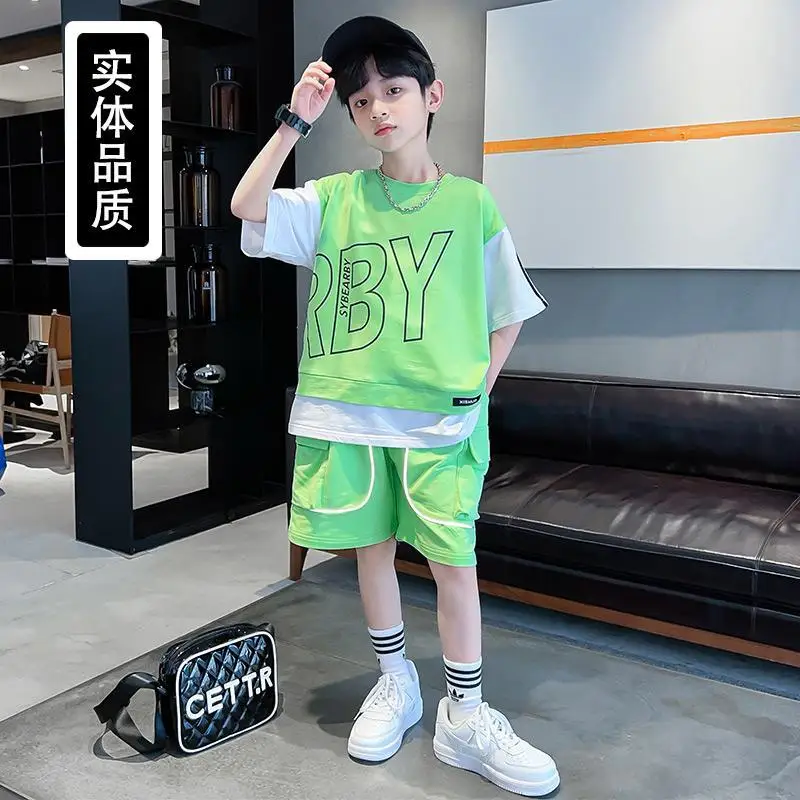 

Boys Summer Sports Suit 2022 New Children's Sets