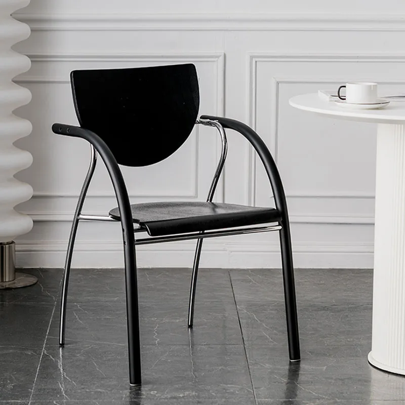

Desk Modern Dining Chair Kitchen Living Room Black Office Dining Chair Design Nordic Sillas Para Comedor Garden Furniture