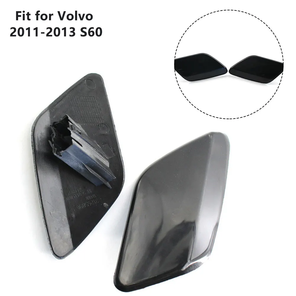 

For Volvo S60 2011-2013 Washer Cap Water Spray Cover 1pair Headlight Washer Cap Cover 100% New ABS Aftermarket 39802699