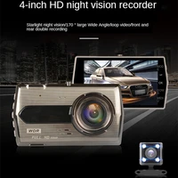 hd dvr camera drw 4inch full hd 1080p drive video recorder registrator auto dashboard dual dashcam black dvr box video register