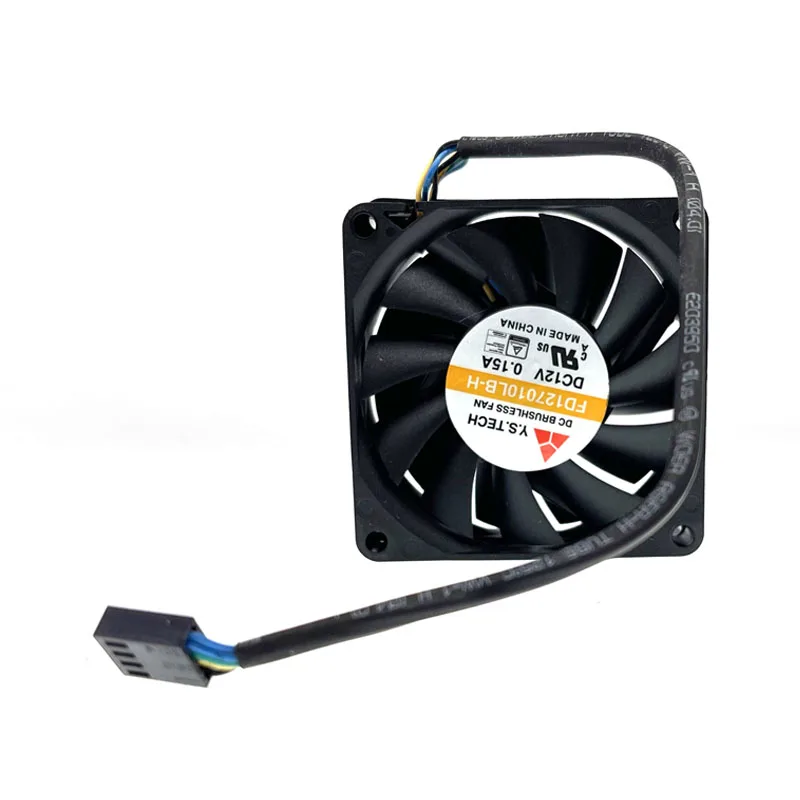 2 в 1 70 мм PWM вентиляторы для Y.S.Tech FD127010LB-H FD127010LB 7010 тонкий 70x70x10 мм 70 мм 7 см 4-контактный шарикоподшипник охлаждающий вентилятор