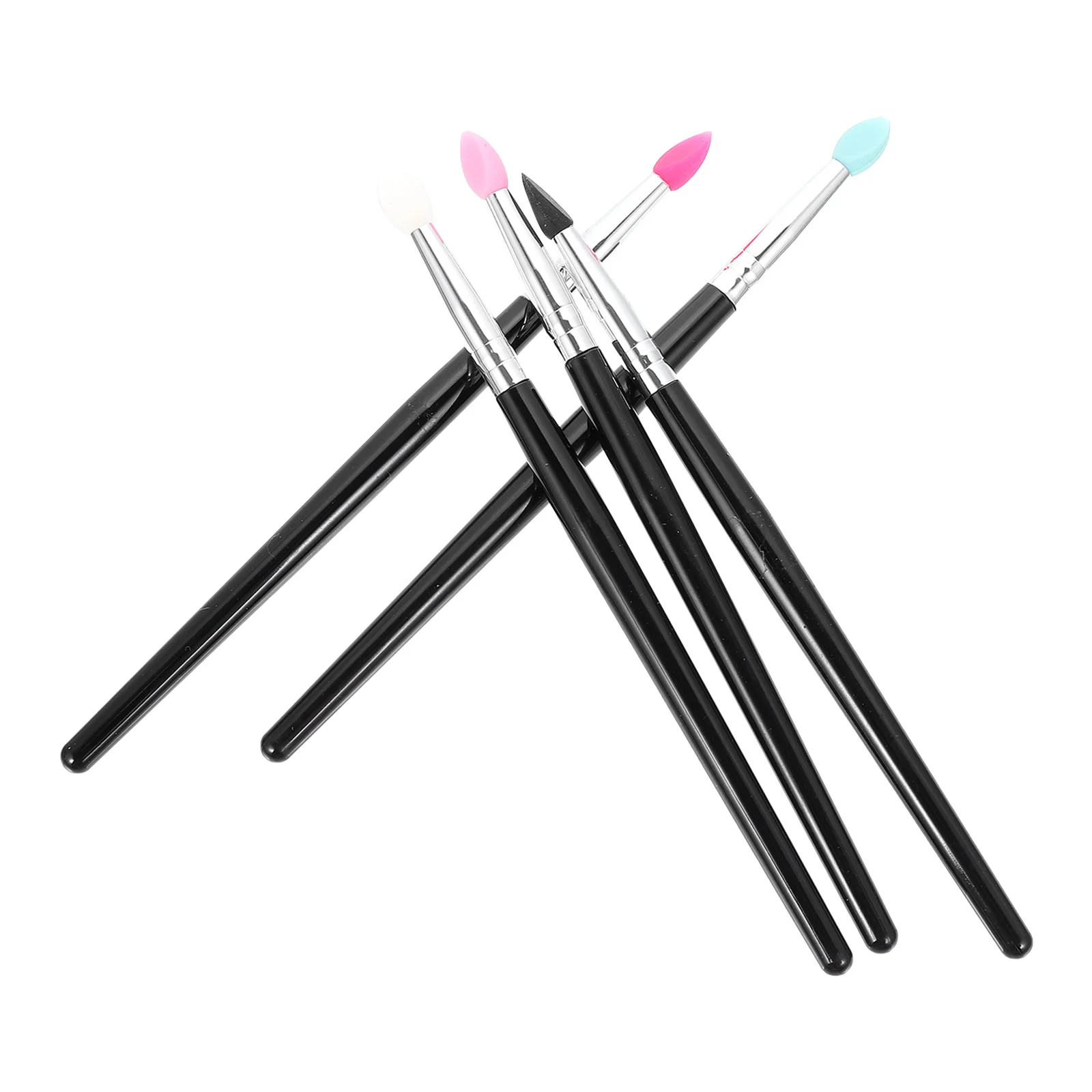 

Brush Silicone Lip Makeup Eyeshadow Applicator Lipstick Sponge Applicators Set Reusable Brushes Eye Tool Beauty Facial Cleansing