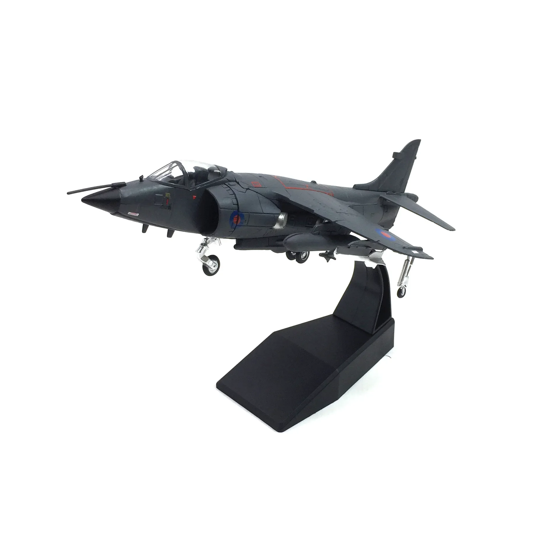 Масштаб 1:72 британский Harrier Jet вертикальный истребитель короткого действия модель