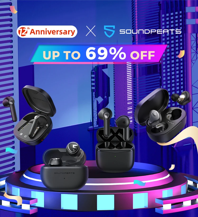 

Промо-код Soundpeast × AliExpress, распродажа на 12-ю годовщину, доступен 28 марта-01 апреля (PT), ограниченное предложение, продажа в первую очередь!