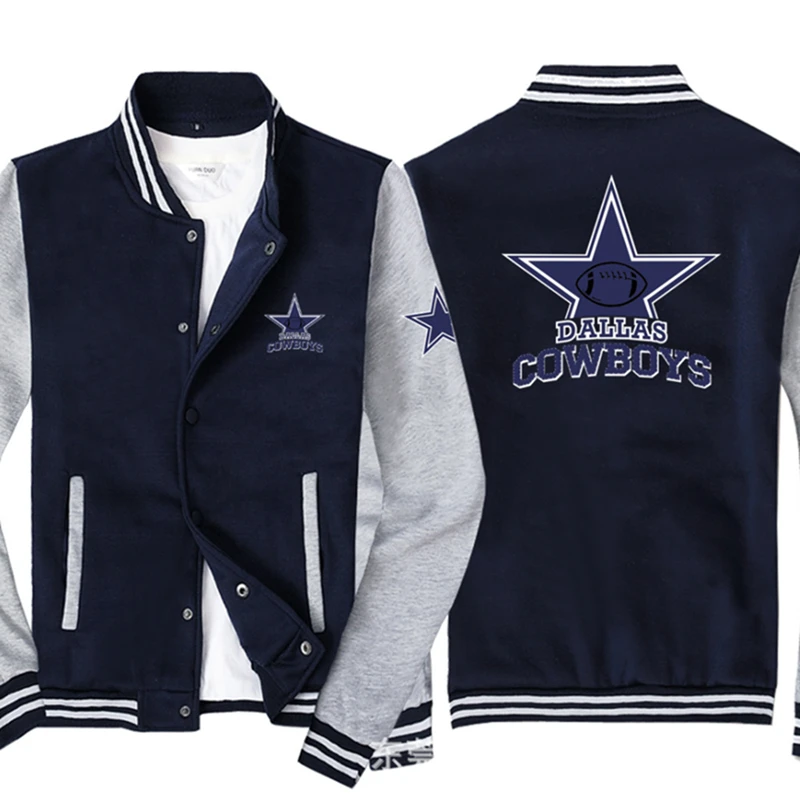 

2022 NEW Baseball Jacket Spring Autumn Fleece Cotton Slim Fit Jacket Ford COWBOYS Car Logo Sweatshirt Fashion Hip Hop