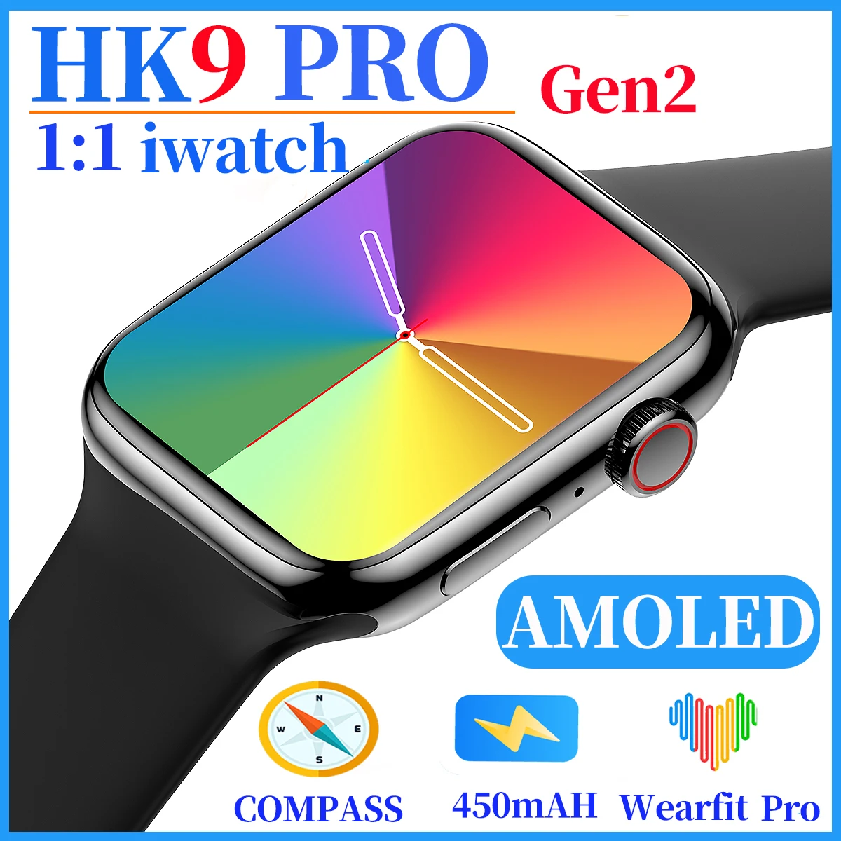 

HK9 Pro Max Ultra Gen2 Amoled 2023 New Compass NFC 2.02 HD Bluetooth Call Series 8 reloj smart watches for men Pk HK8 Pro Max