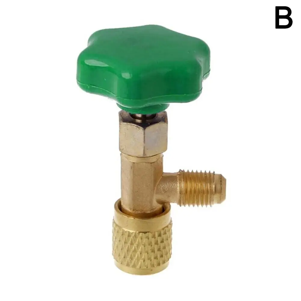 

1 шт. клапан дозирования низкого давления открывалка для бутылок 1/4 SAE разъем Mayitr бутылка хладагента кран для баллона R22 R134a R410A газ