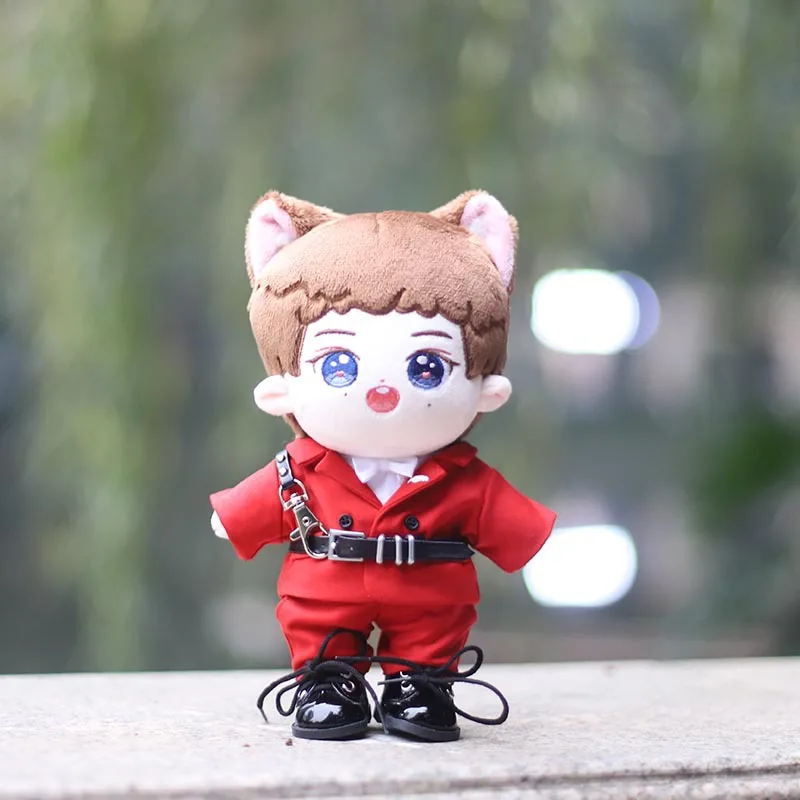 

1SET 20CM Doll Clothes Full Dress Uniform Dress Up Skzoo Plush Dolls Accessories Generation Kpop EXO idol Dolls Gift DIY Toys