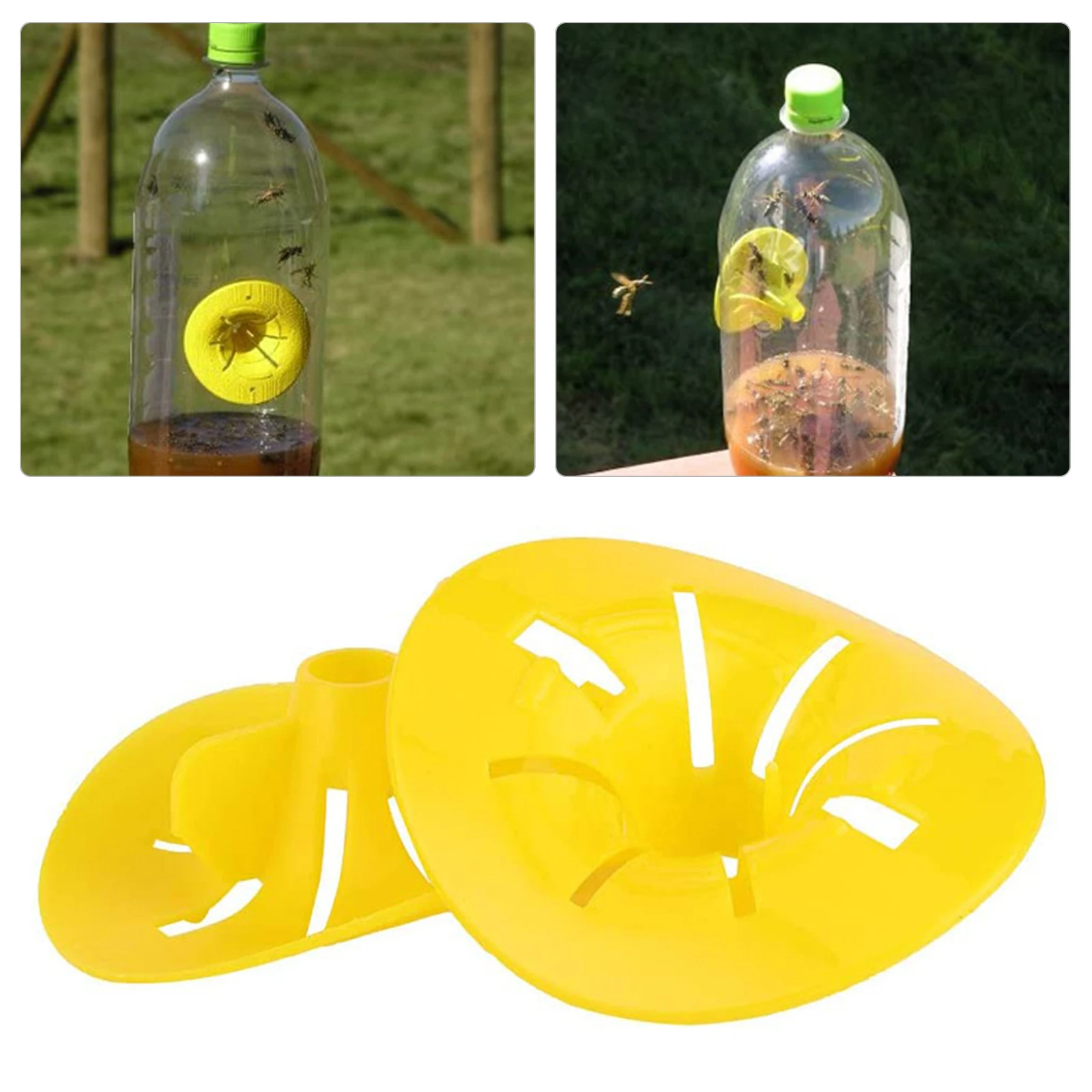 

Wasp Traps Outdoor Hanging, Yellow Jacket Trap, Hornet Trap, Bee Trap for Outdoors, Effective and Reusable Wasp Trap