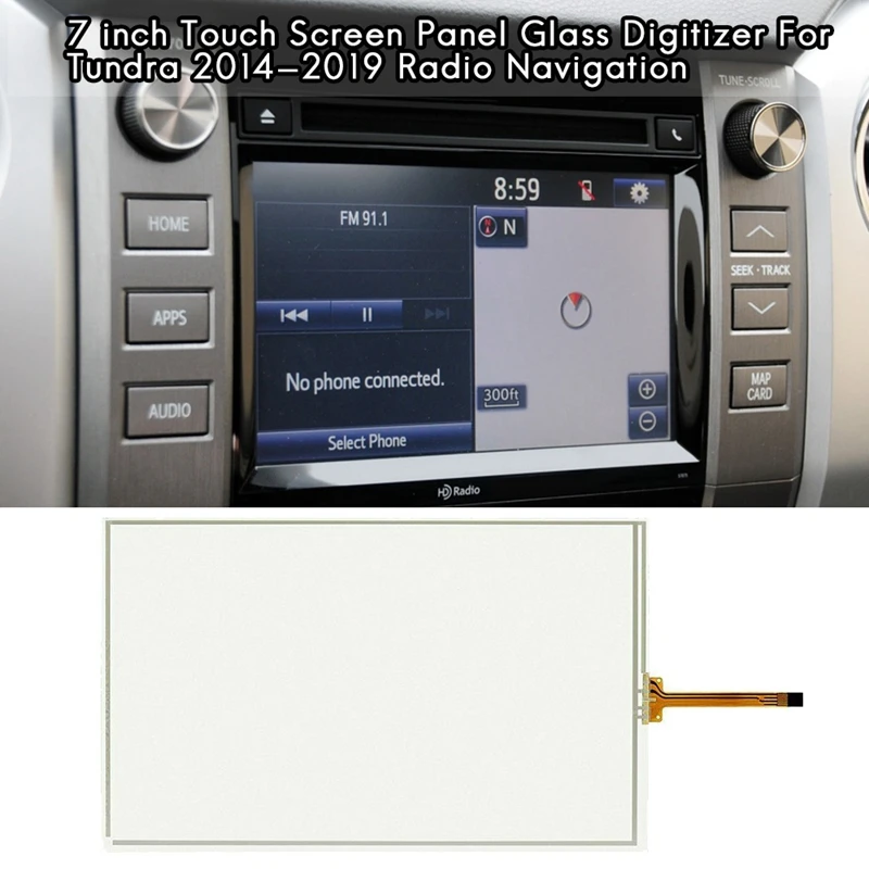 

7-дюймовый сенсорный экран со стеклянным дигитайзером для Toyota-2014-2019, радио-навигация, 7-дюймовый LA070WV2 (TD)(01)