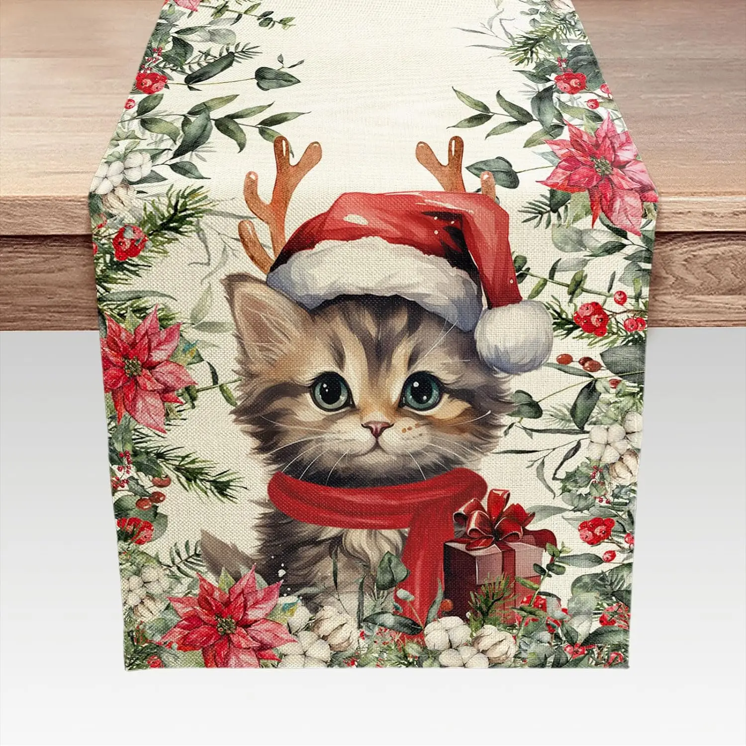 

Льняная скатерть-дорожка 150x33 см