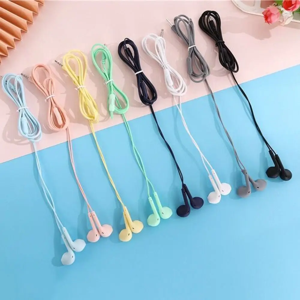 Универсальные стереонаушники-вкладыши 3 5 мм цвет в ассортименте