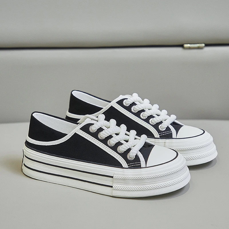 

Туфли женские на платформе, Повседневная Уличная обувь, плоская подошва, белые, лето-осень 2023