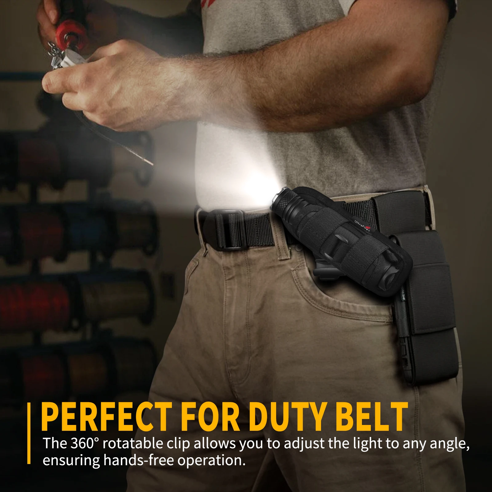 Тактический фонарь UltraFire T4 1200 люмен 280 метров светодиодный с зарядкой от USB и