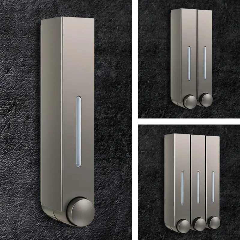 

For Bathroom Hotel Liquid Soap Container Wall Mounted High-quality Liquid Dispens Convenient Shower Gel Shampoo Dispenser Manual