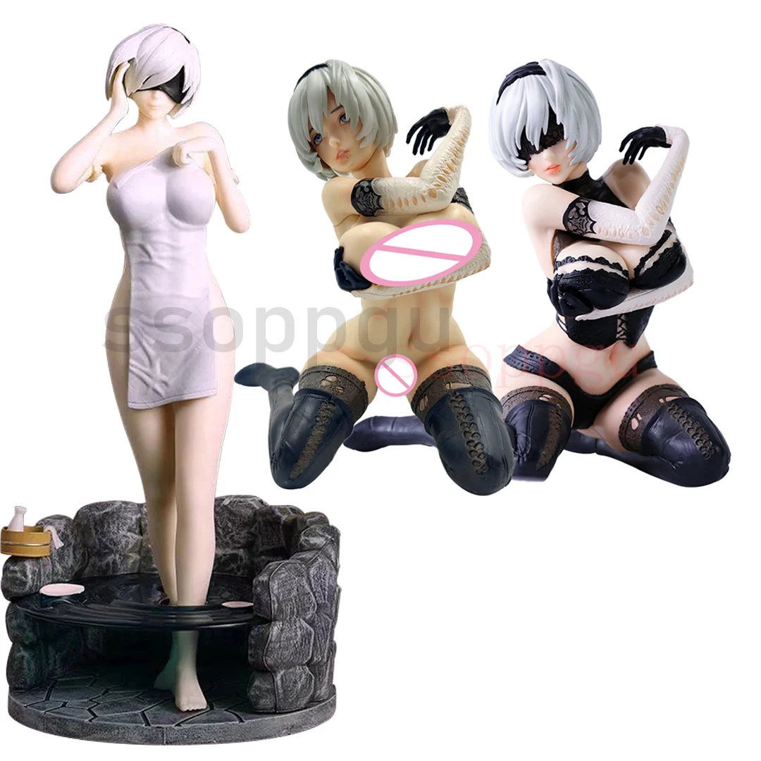 Аниме Фигурка сексуальной девочки ниус: Automata Yorha № 2 Тип B 2B ПВХ экшн-фигурка