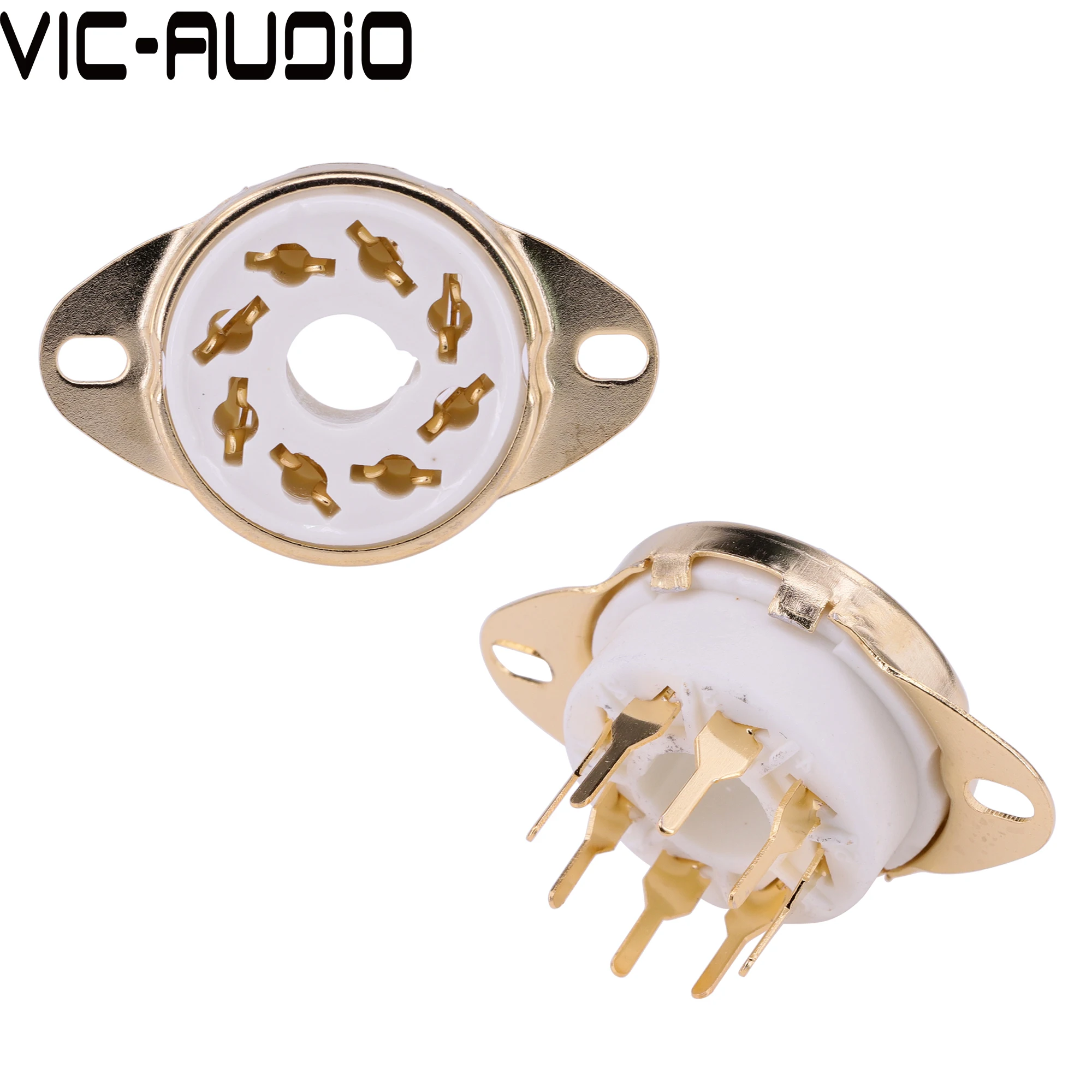 8-контактная трубчатая розетка керамическая Φ K8A винтажная клапана для KT88 6V6 6L6 EL34