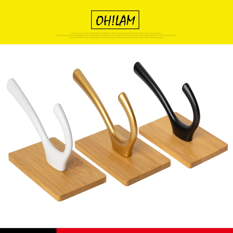 

2 шт./упаковка, Деревянные Настенные Крючки для пальто