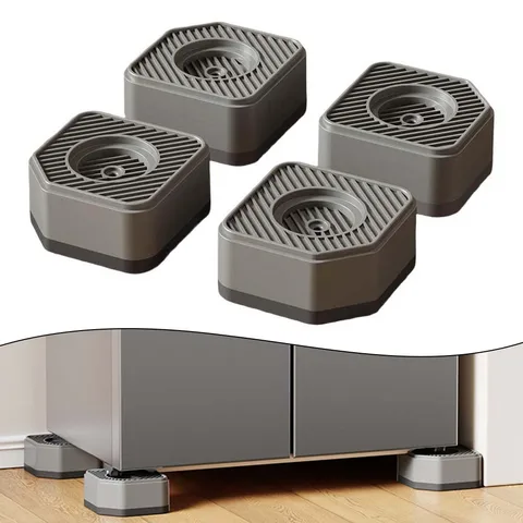 4 шт., антивибрационные подушечки для ног, мебельные прокладки, противоскользящая остановка, бесшумная стиральная машина, опора для холодильника, демпферы, подставка для стиральной машины и сушилки