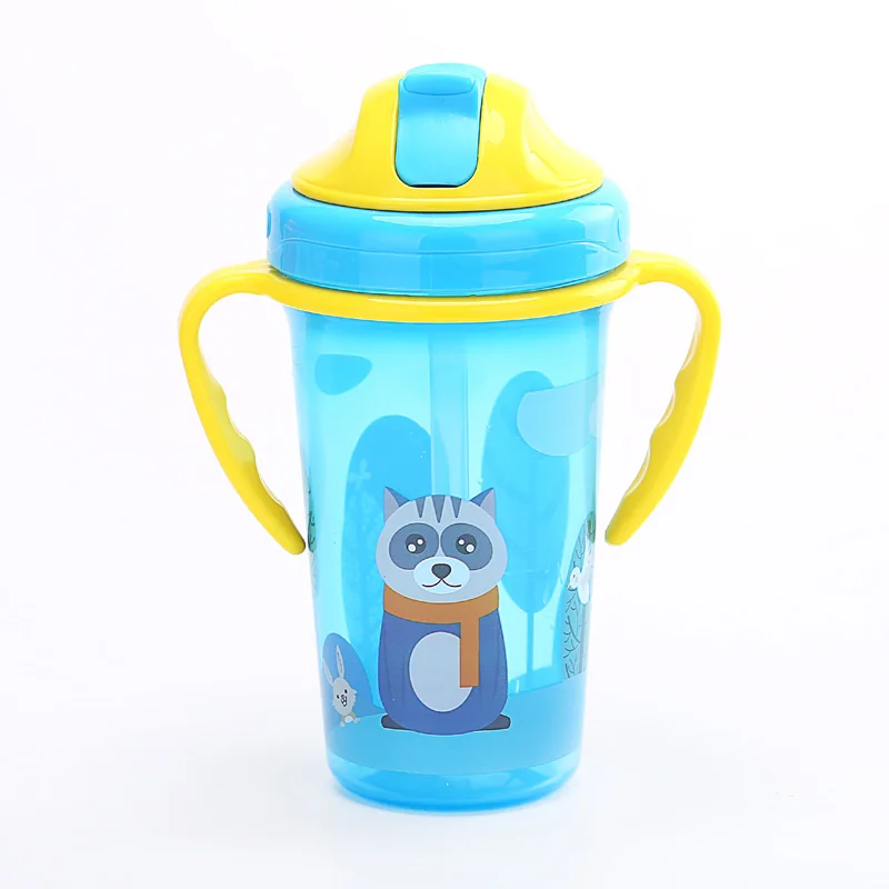 

Lovely Bear Kettle Silicone Soft Suction Tube Childrens Water Bottle Easy To Clean Drinking Cup Can Be Removed Safe To Drink