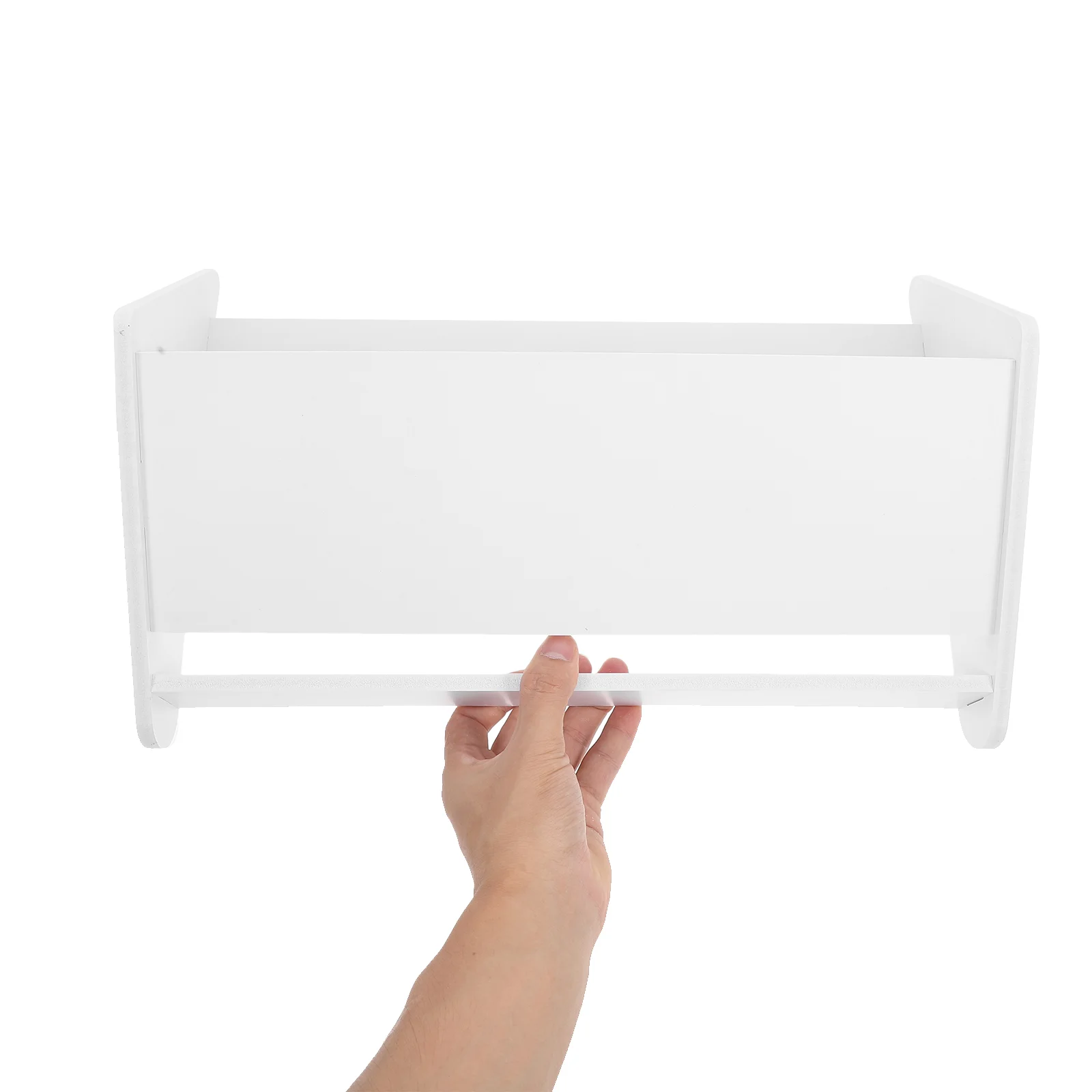 Коробка для обуви белые полки полка тапочек домашнего хранения настенный