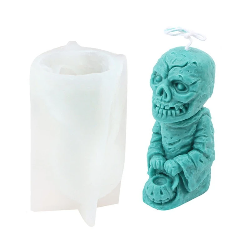 

Resin Mold DIY Craft Zombie Decoration Candle Molds for DIY Craft Jewelry Making