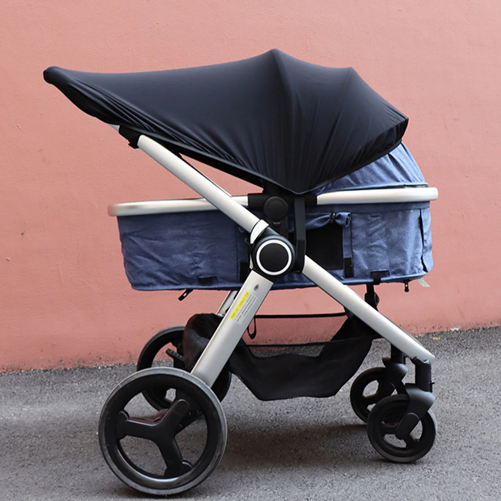 

Sun Shade For Strollers Stroller Blackout Cover For Baby Sun Protection Universal Awning With Top Zipper Opening Design Sun