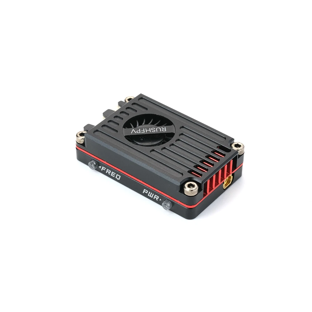 

RUSHFPV MAX SOLO 2.5W VTX 5.8G 48CH Built-in CNC Housing Silent Cooling Fan 2-6S LIPO for FPV Freestyle Long Range DIY Parts