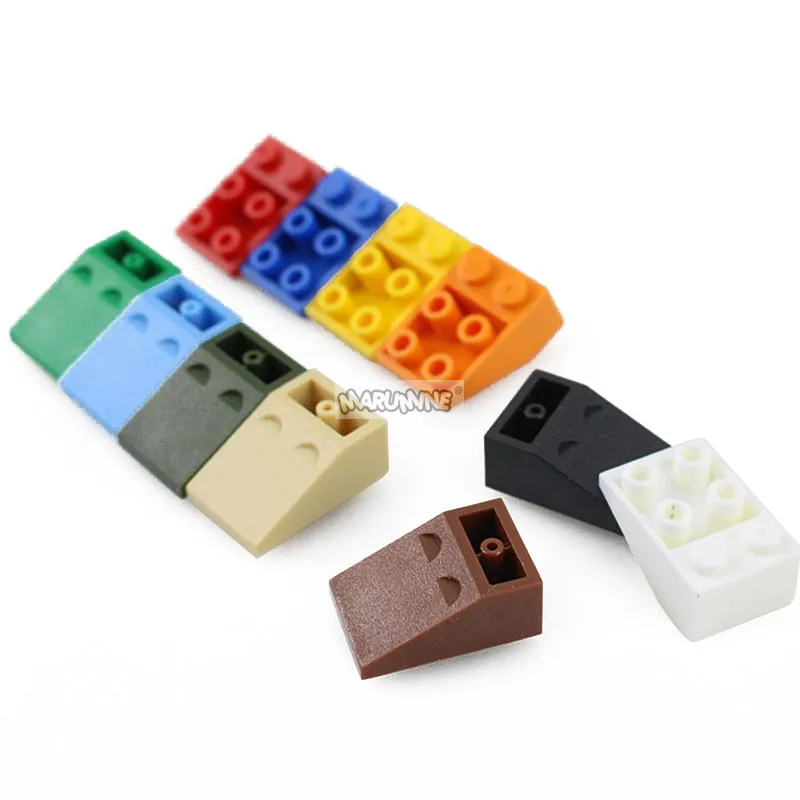 Marumine 2x3 инвертированный наклон MOC Строительные кирпичи детали 30 шт. классические