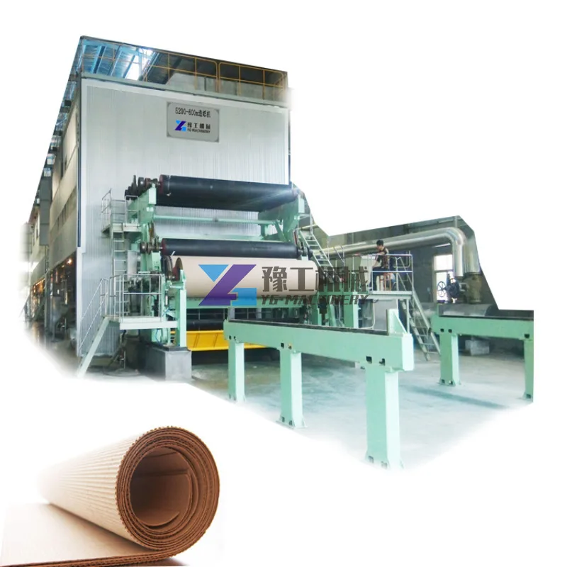 Линия гофрированной обработки 2025 1600 скоростей 100 м с флейтой B и E 3-слойная