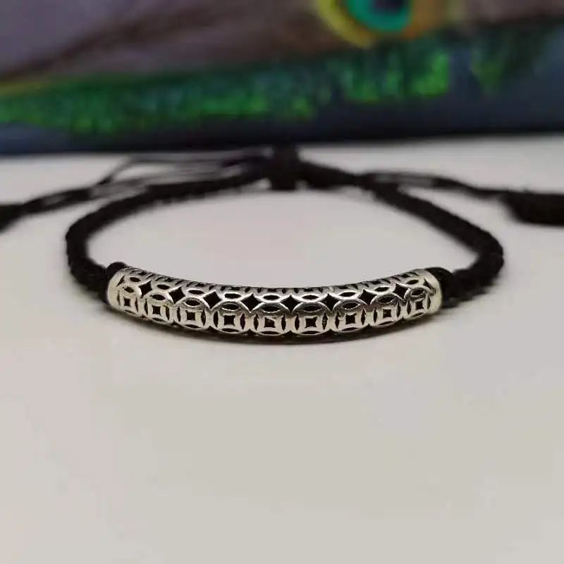 

Изысканный и оригинальный чистый Плетеный денежный Duoduo Новый стильный браслет модная женская парная Праздничная драгоценность в подарок