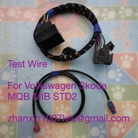 test wire for mqb mib std2 test platform volkswagen skoda car radio test bench tools