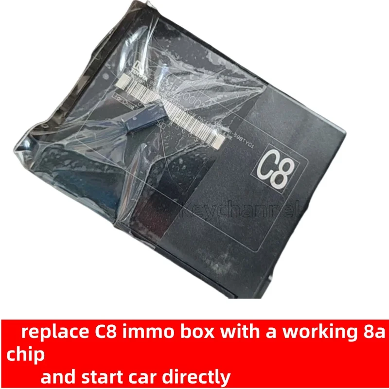 1 комплект 8A иммобилайзера Immo Control Box для Toyota C8 для Hilux Revo Fortuner Hiace Rav All Key Lost с 1 шт. рабочим чипом 8A