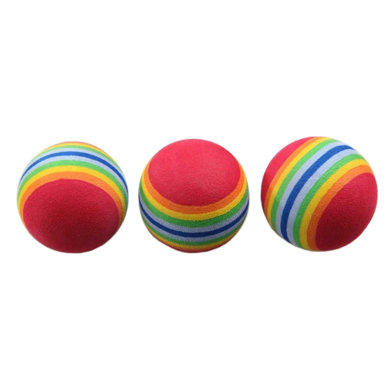 

300Pcs Golf Swing Training Aids Indoor Practice Sponge Foam Rainbow Balls
