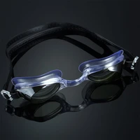 adult swimming glasses indoor and outdoors 1 pcs anti fog anti uv ergonomic design polycarbonate silicone waterproof