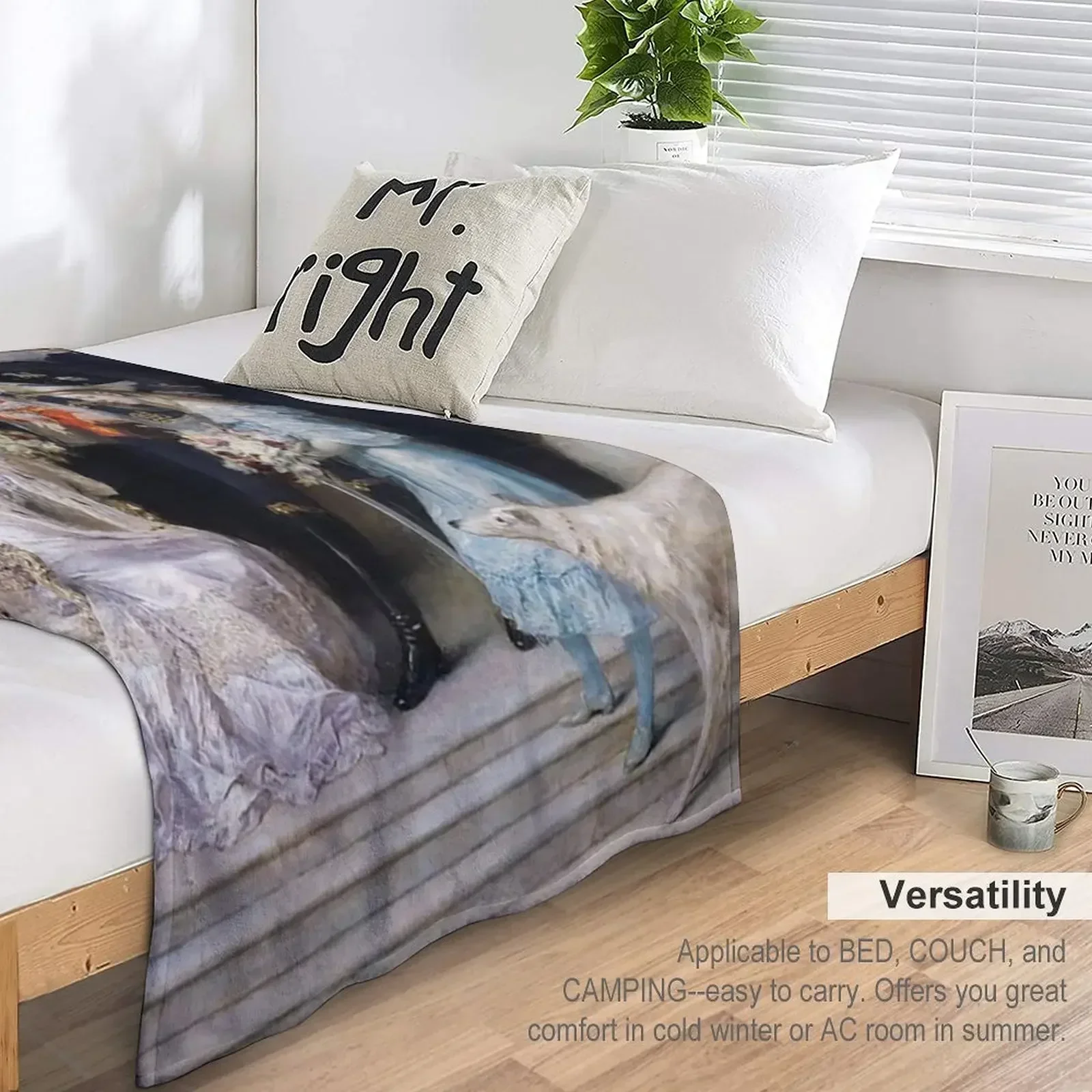 Серебряное одеяло Kaiser Wilhelma на годовщину свадьбы 19086 персонализированные