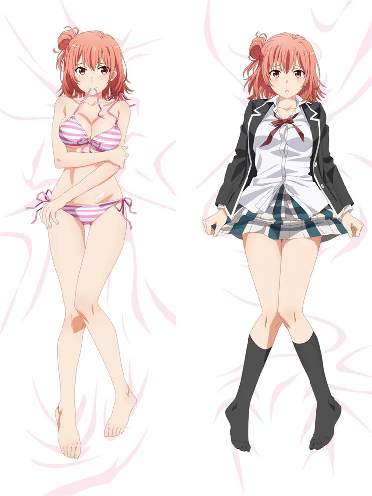 

My Youth Romantic Comedy Is Wrong Anime Dakimakura Pillowcase Yuigahama Yui Custom Cushion Pillow Cover Hugging Body Pillow Case