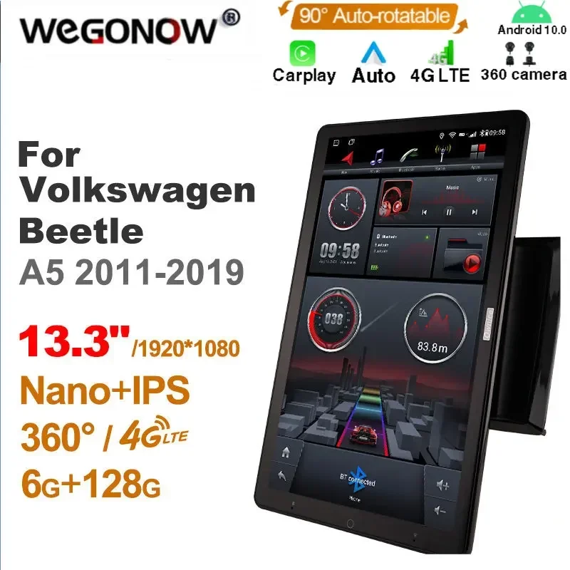 Android 10.0 Ownice Автомобильный радиоприемник для Volkswagen Beetle A5 2011-2019 с 13 3 дюйма 7862 512 без