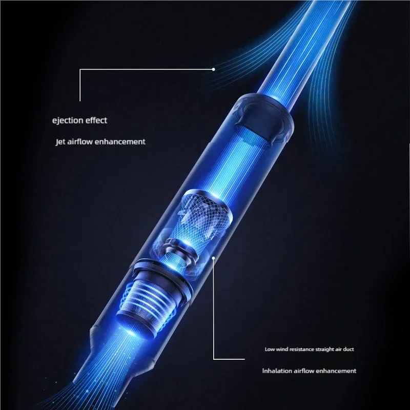 Автомобильный пылесос Xiaomi Youpin мощный мини-пылесос с мощным всасыванием